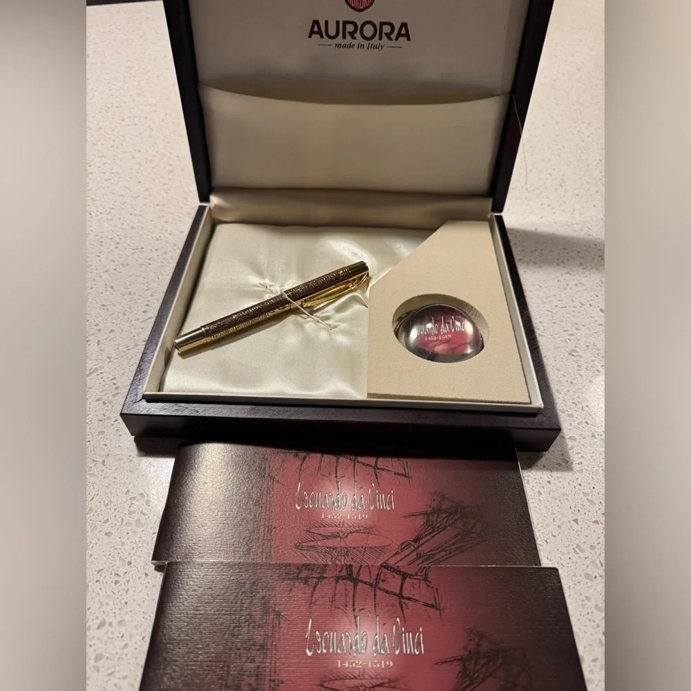 Aurora Pen Leonardo Da Vinci Rollerball Pen - Limited Edition 436/1919 w box